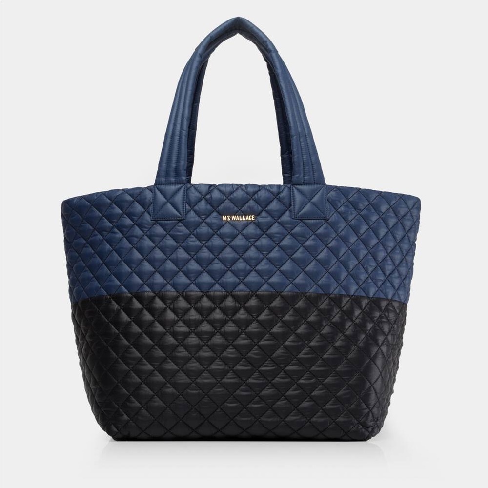 MZ WALLACE NAVY AND BLACK LARGE BAG